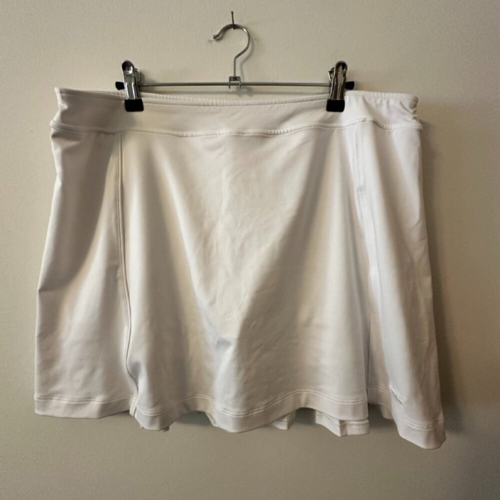 White Golf Skort